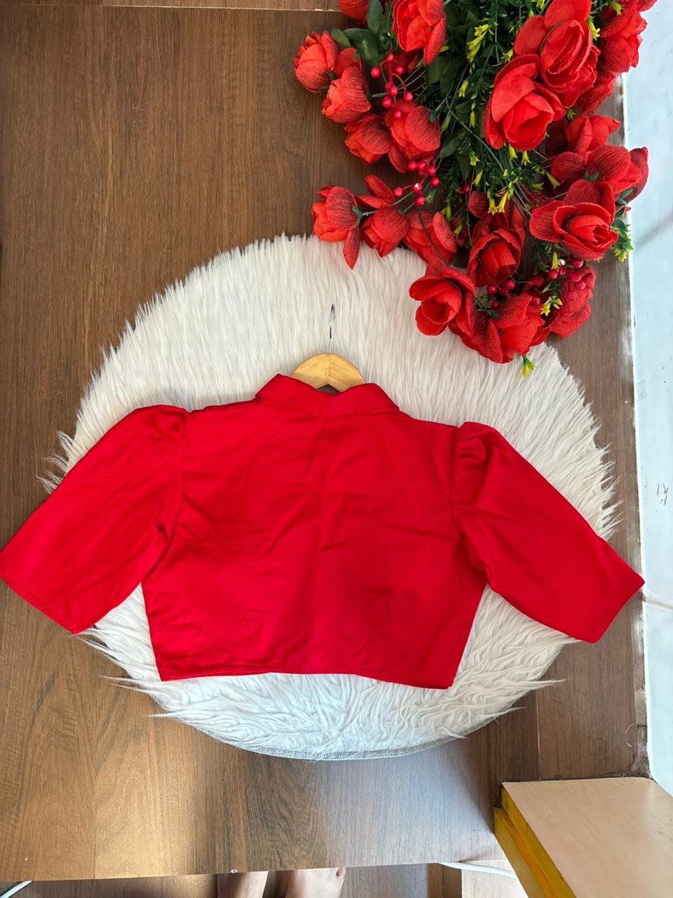 The Mashuqa Edit-Cotton Blouse