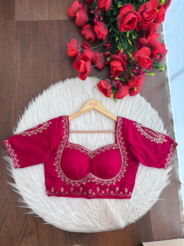 Amazing you (Vichitra Silk Blouse)