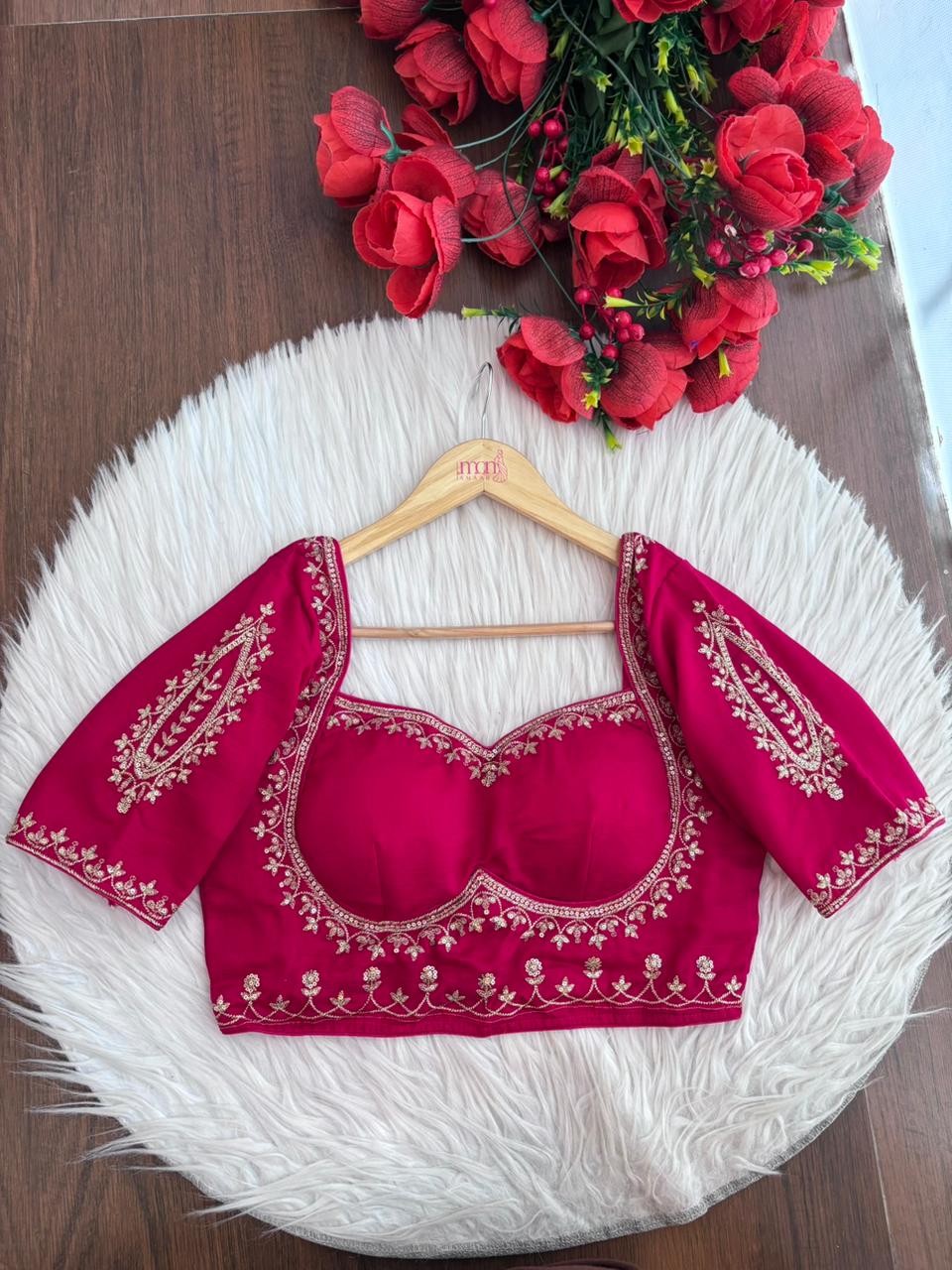 Amazing you (Vichitra Silk Blouse)