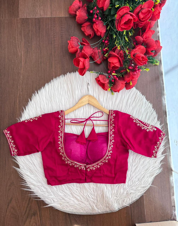 Amazing you (Vichitra Silk Blouse)