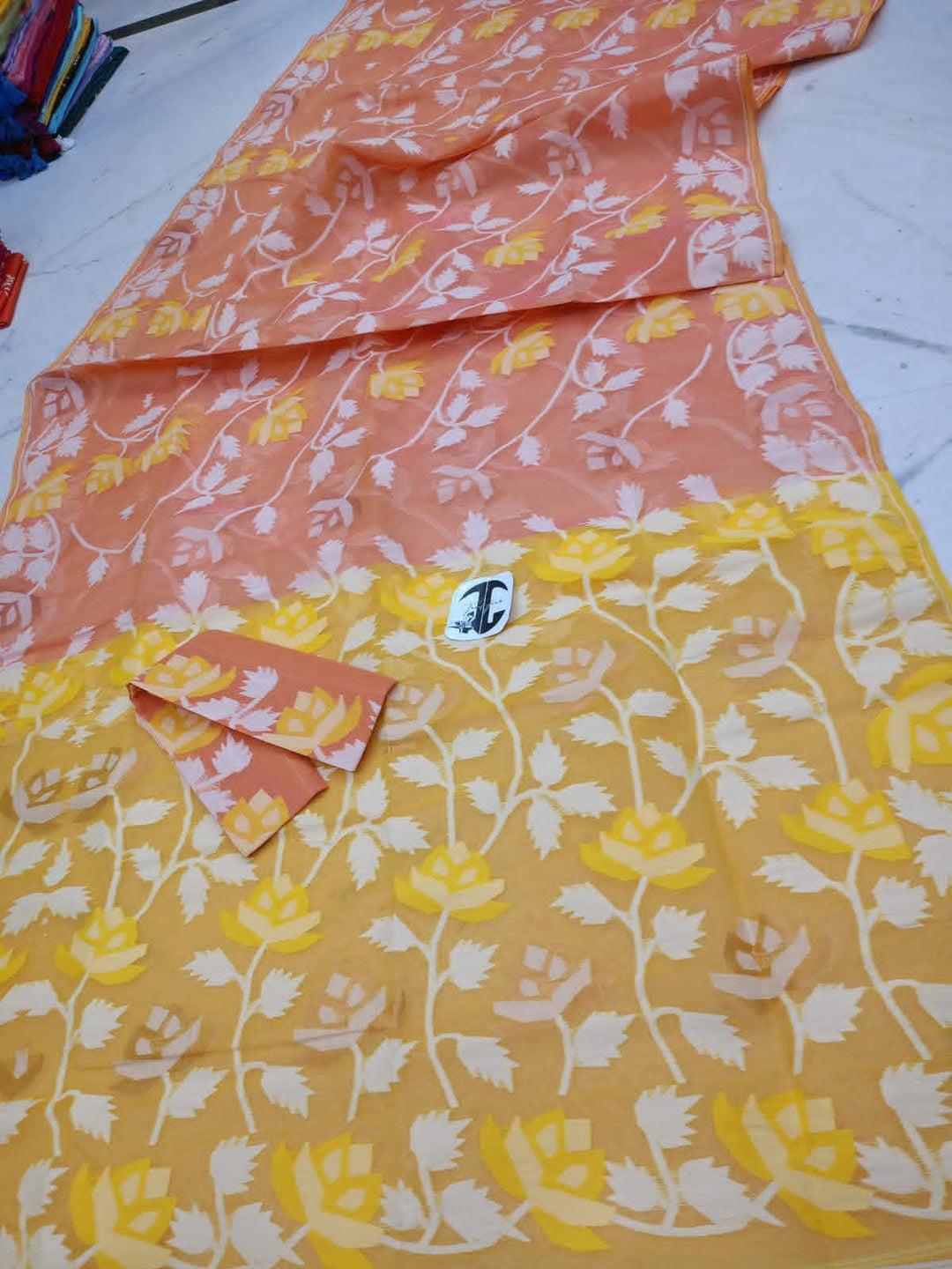Sheser Kabita Dhakai Jamdani Saree