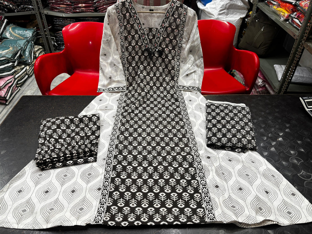 Following the trend Cotton Kurti Set