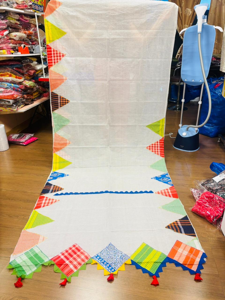 Arambho - Reshom Kota Applique Saree