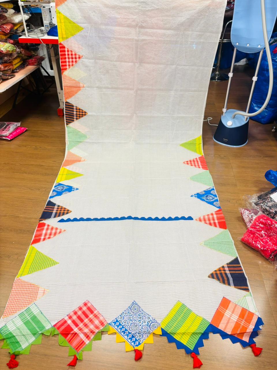 Arambho - Reshom Kota Applique Saree
