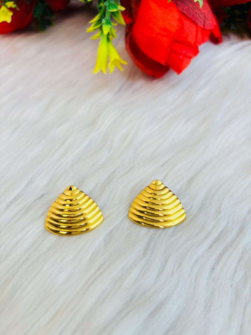A Unique Cone- Metal Earrings