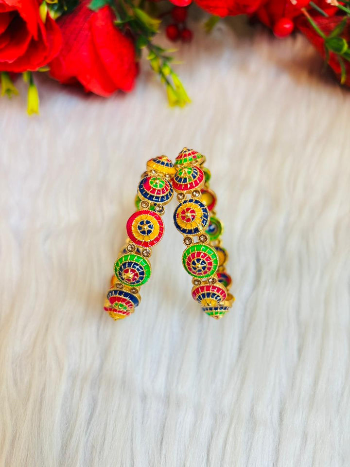 Rajwadi Bangles  (Bangle Set)