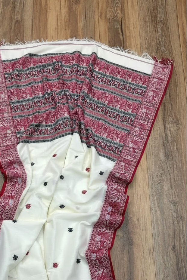 Ethereal Epics Cotton Baluchari Saree