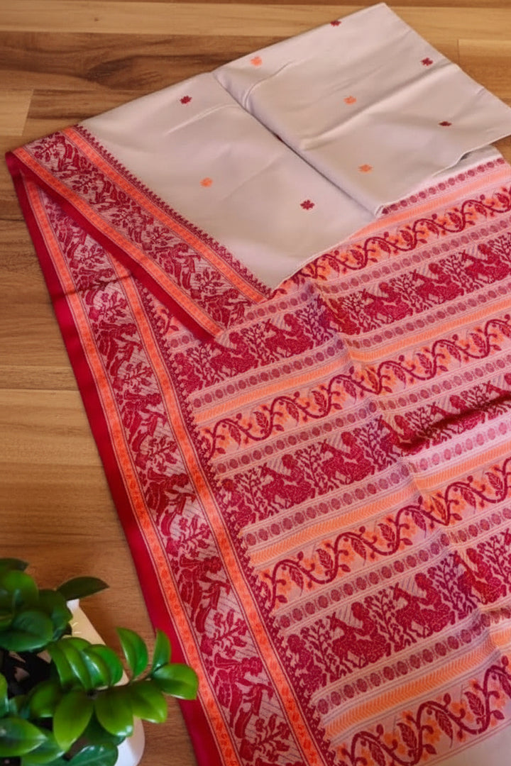 Ethereal Epics Cotton Baluchari Saree