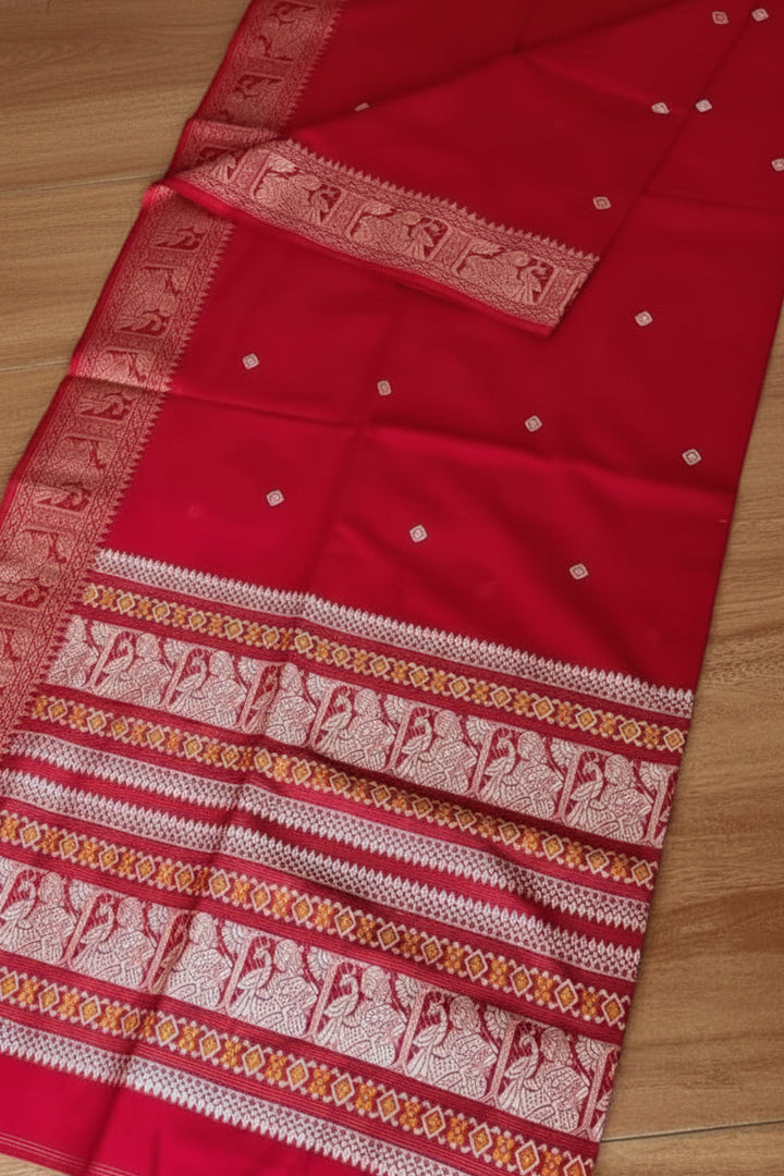 Ethereal Epics Cotton Baluchari Saree