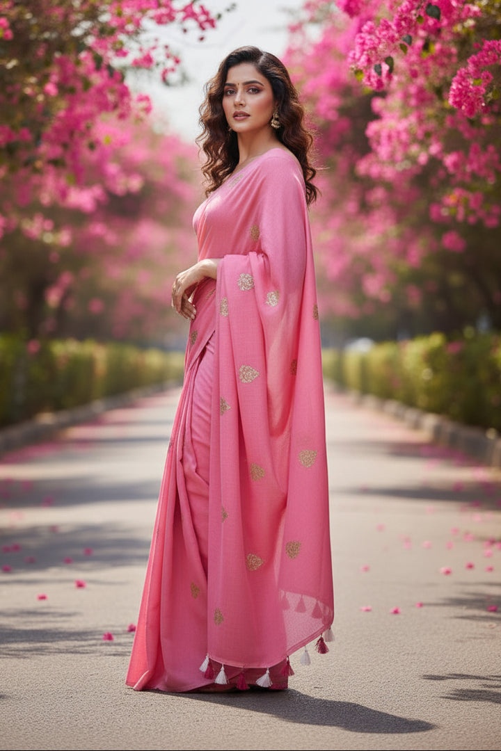 Bosonto Bilash Mul Cotton Saree