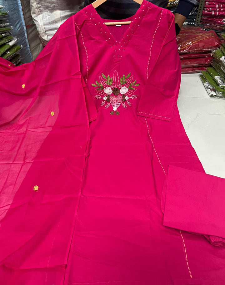 Rainbow Dreams Cotton Kurti Set