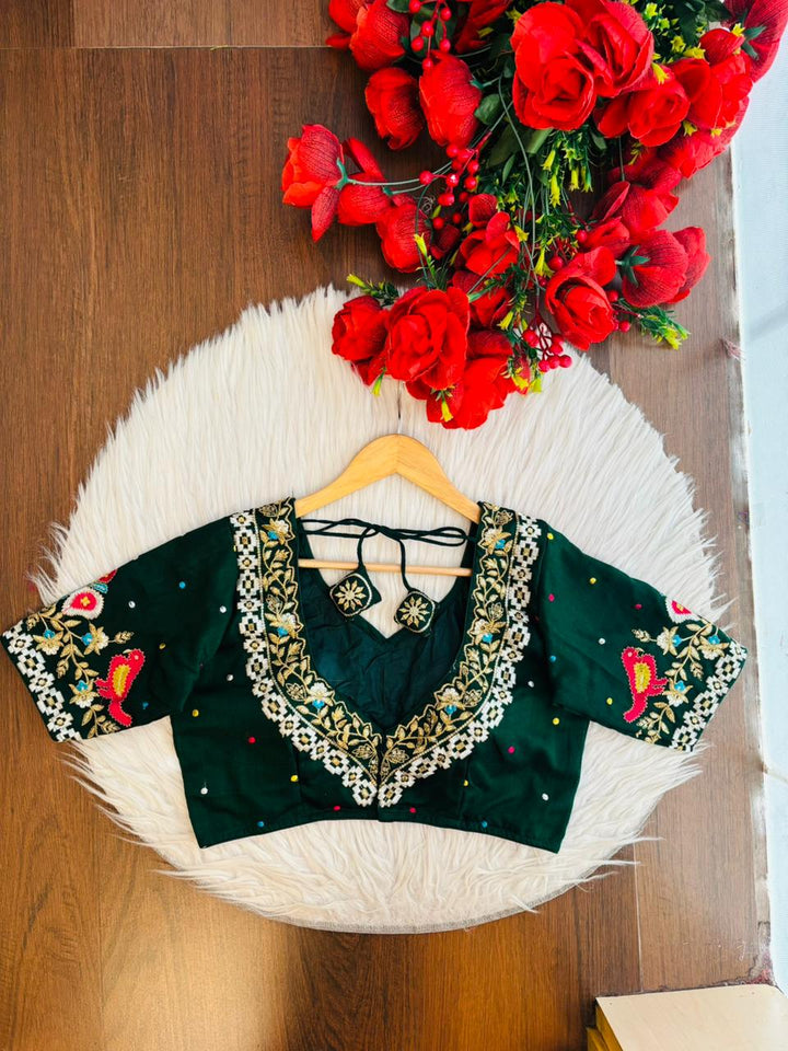 Already Famous-(Vichitra Silk Blouse)