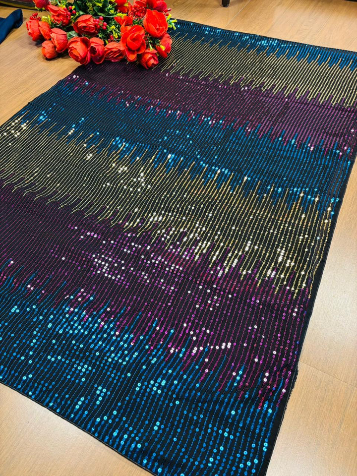 Made of Moonlight -Georgette Saree