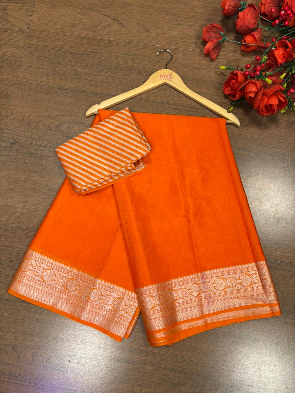 Indian Beauty-Semi Georgette Banarasi Saree
