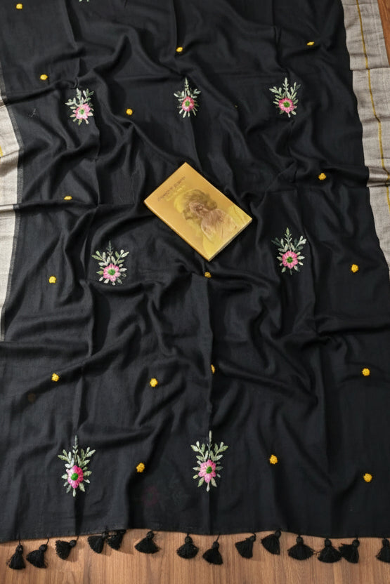 Jasmine Flora Cotton Saree