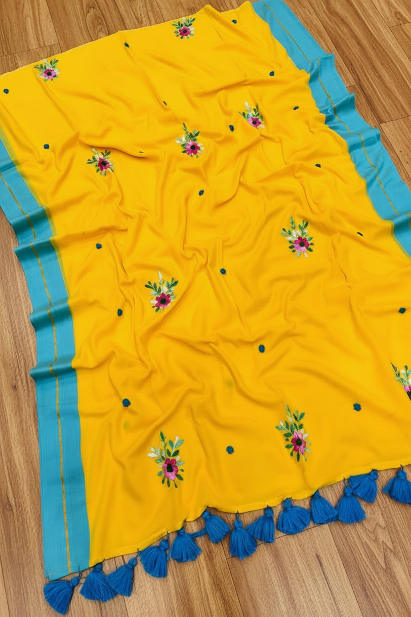 Jasmine Flora Cotton Saree