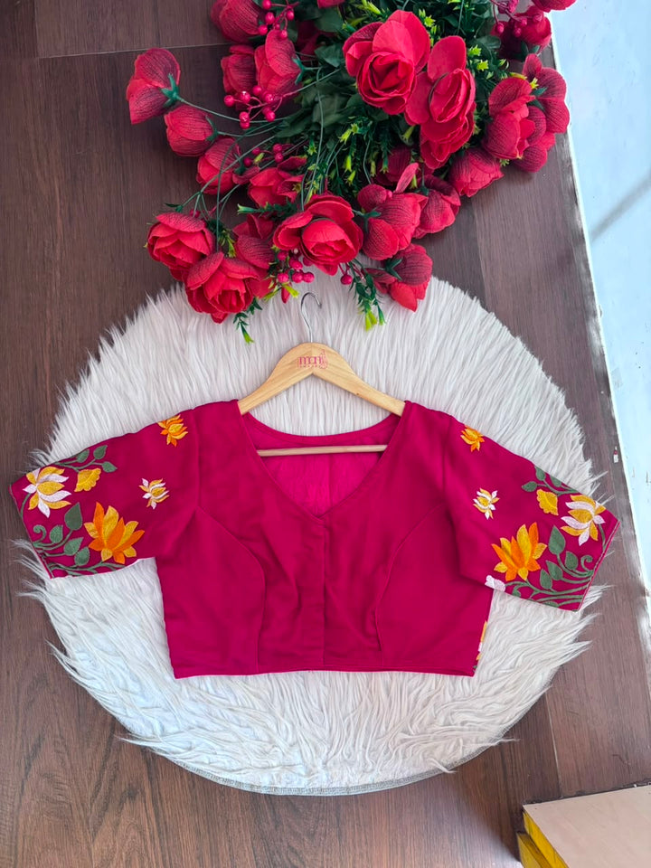 Lost in Lotus  -Designer Blouse
