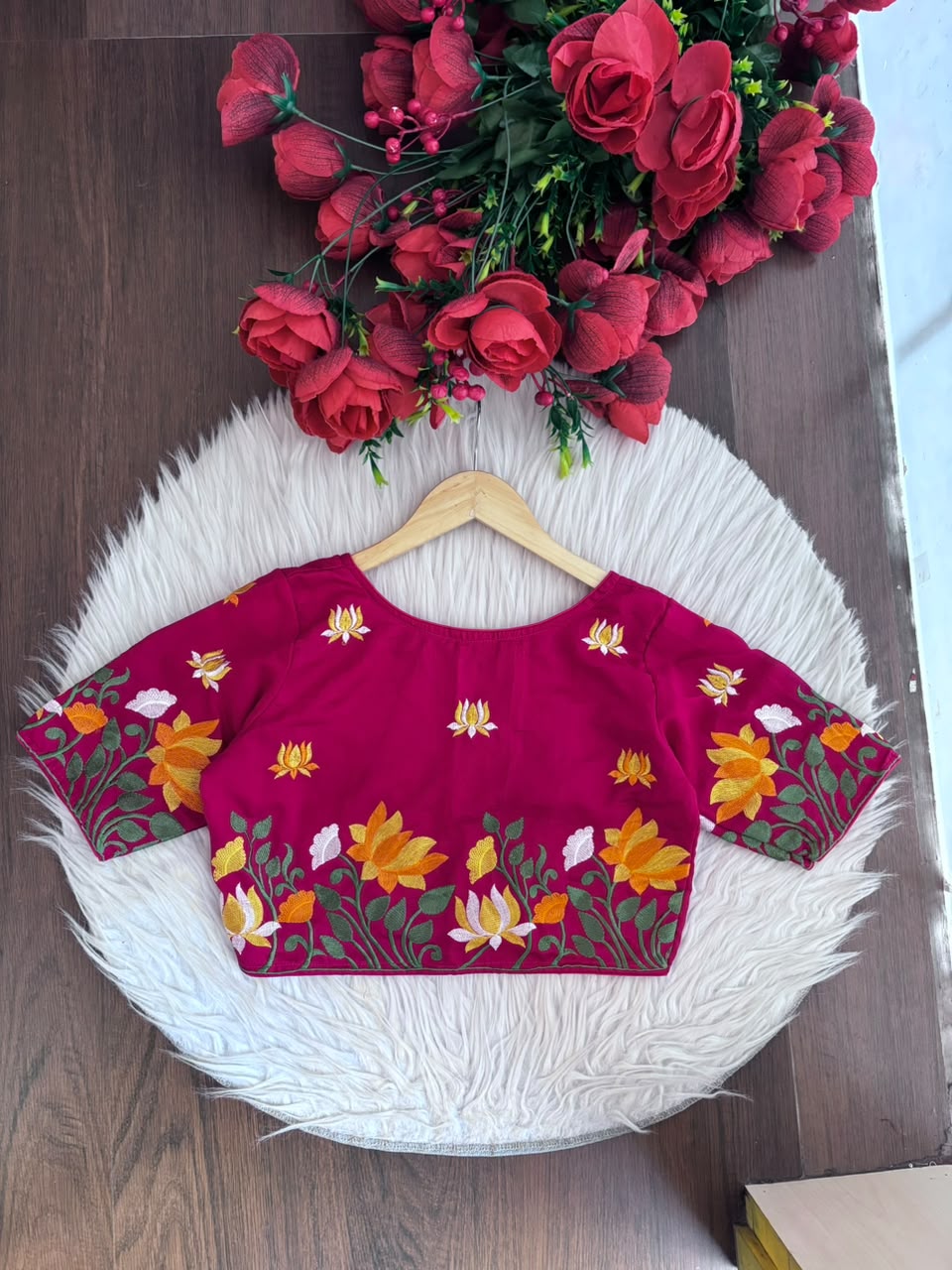 Lost in Lotus  -Designer Blouse