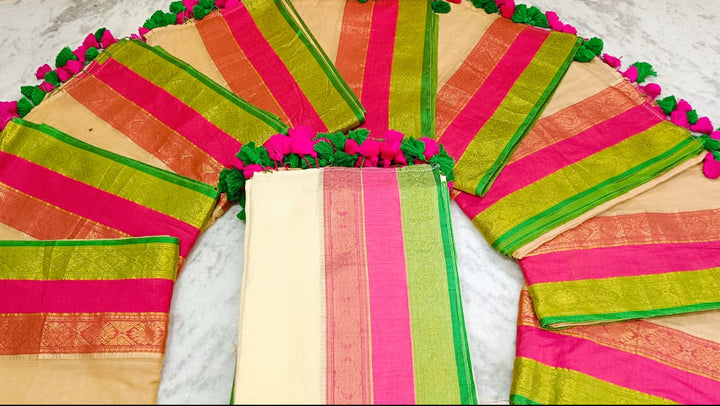 Shwetanjali Mul Cotton Saree