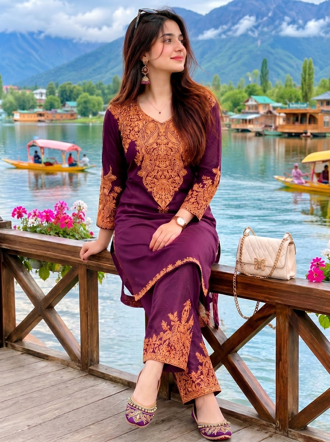 Magic of Kashmir - Special Kurti With Pant