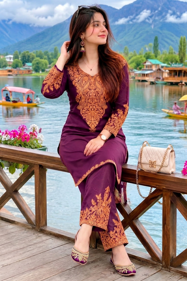 Magic of Kashmir - Special Kurti With Pant