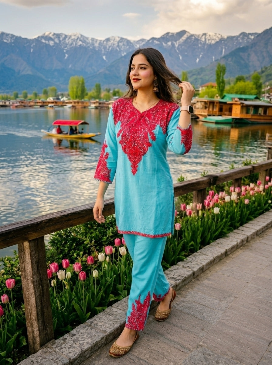 Magic of Kashmir - Special Kurti With Pant