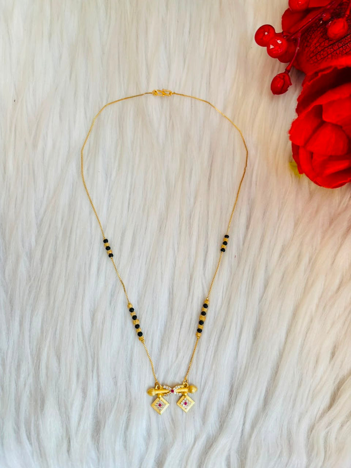 The Ruby Twin- Mangalsutra(Combo-3)