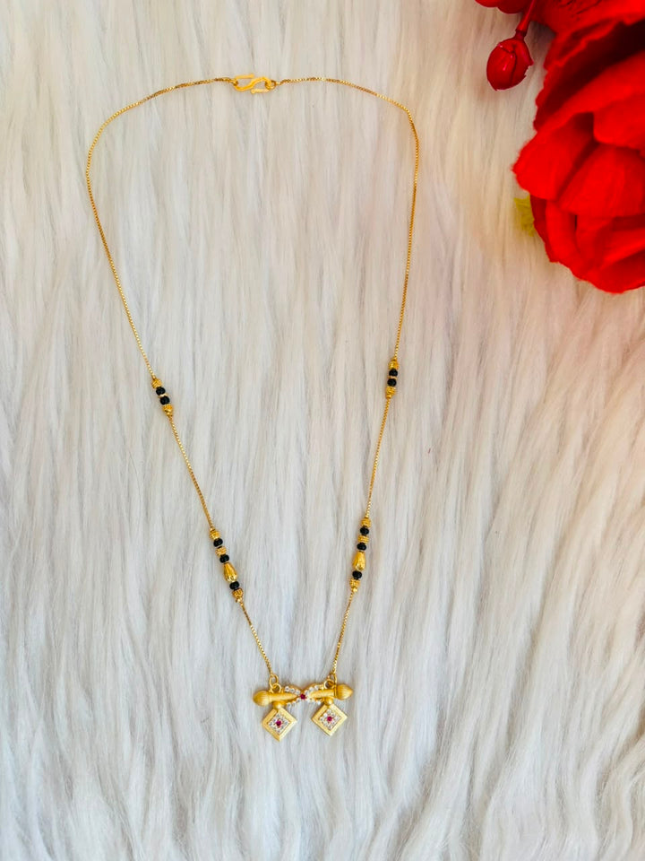 The Ruby Twin- Mangalsutra(Combo-4)
