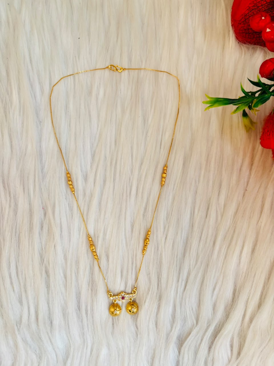 Bridal Glow (Gold Plated Mangal sutra)-Combo 2