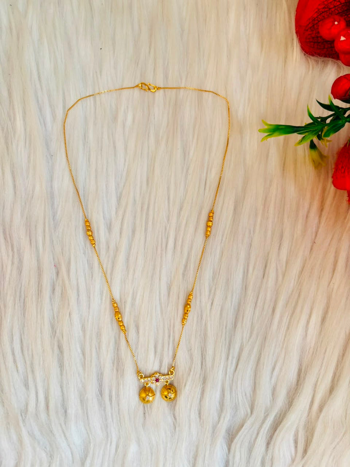 Bridal Glow (Gold Plated Mangal sutra)-Combo 2