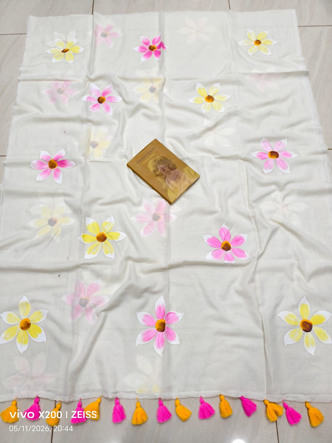 Kanak Pushpo Mul Cotton Saree