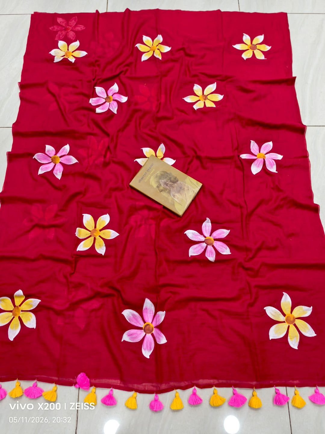 Kanak Pushpo Mul Cotton Saree