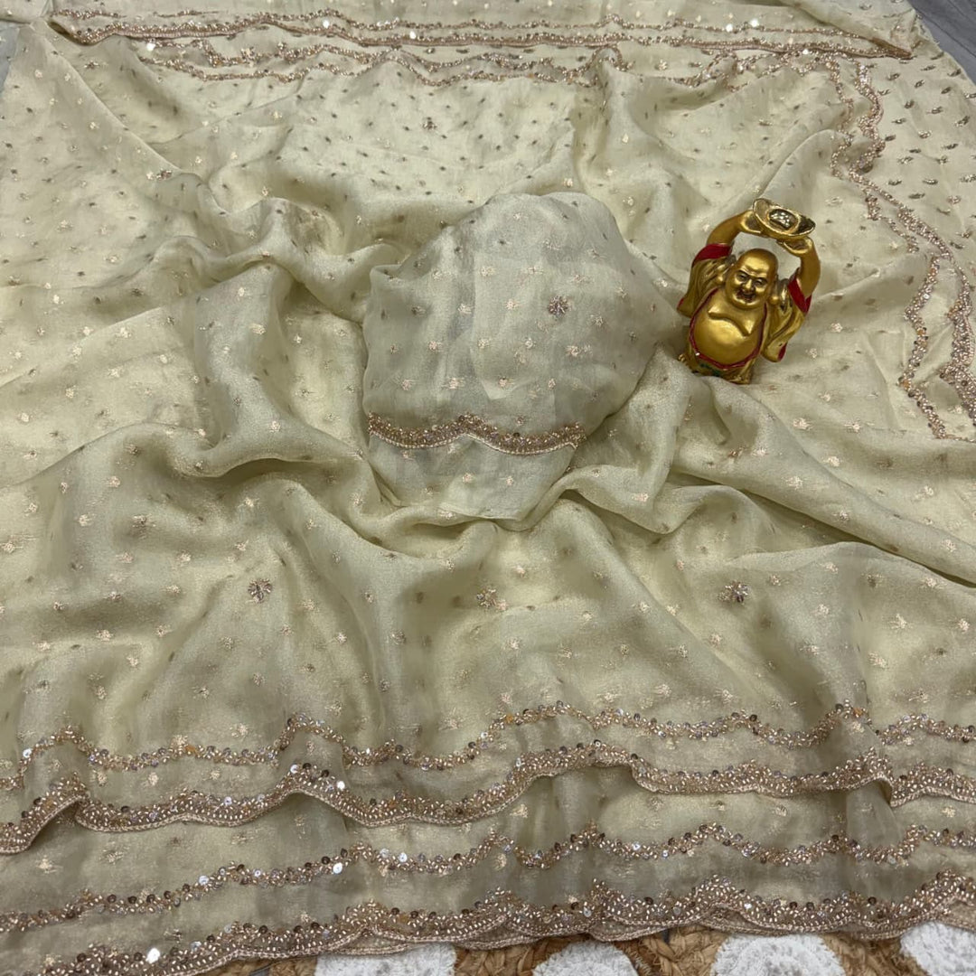 Shine Crystal Silk Saree