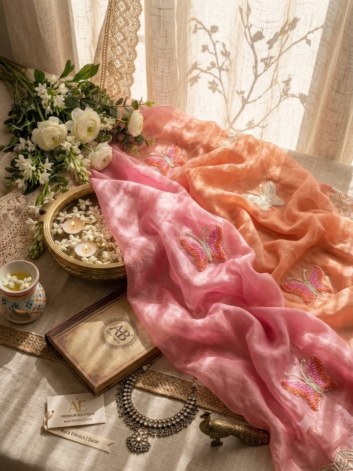 Traveling In Luxury- Fancy Silk Saree