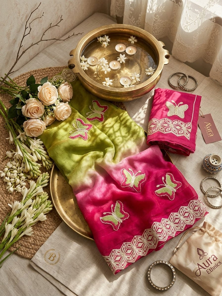 Traveling In Luxury- Fancy Silk Saree