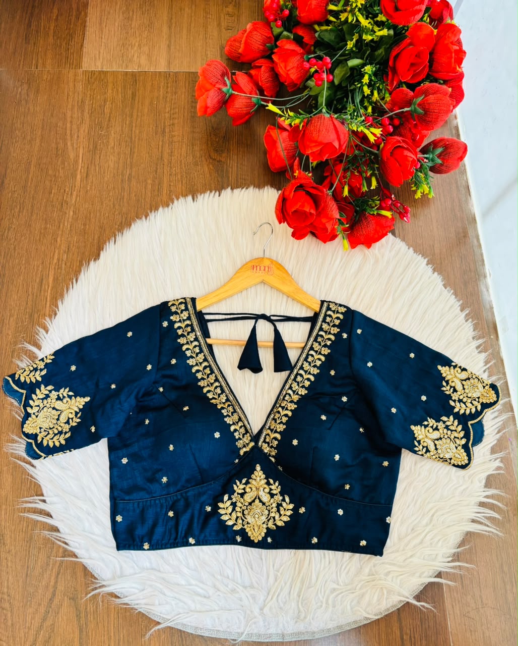 The Empress Glow V-Neck Blouse