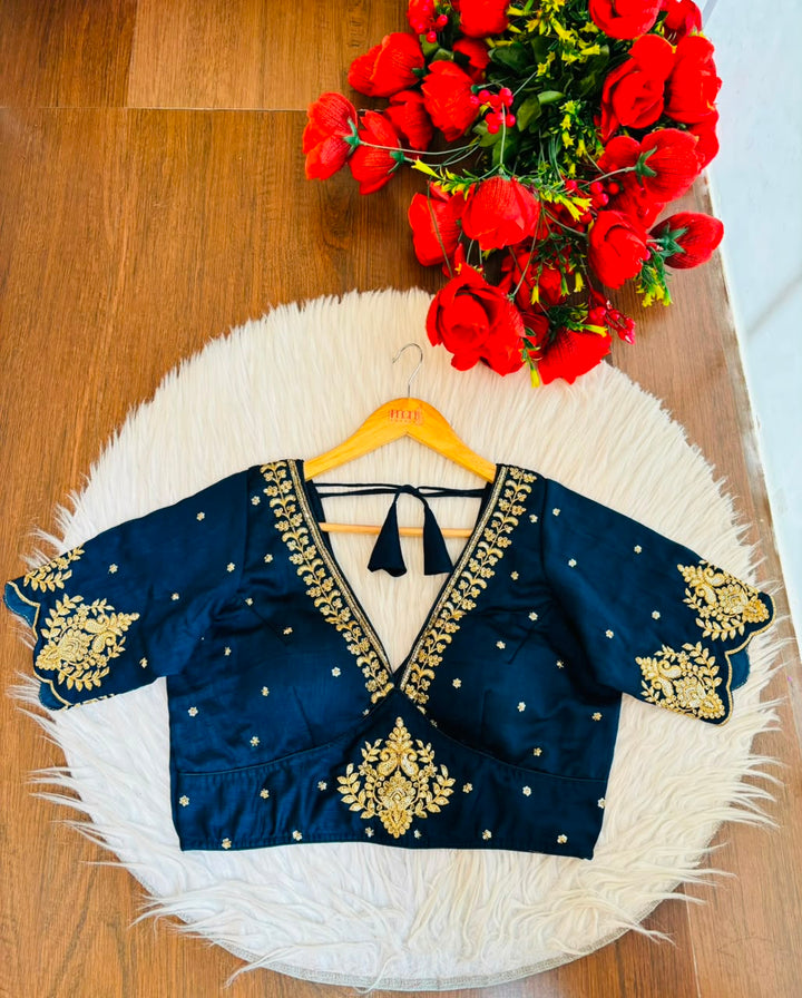 The Empress Glow V-Neck Blouse