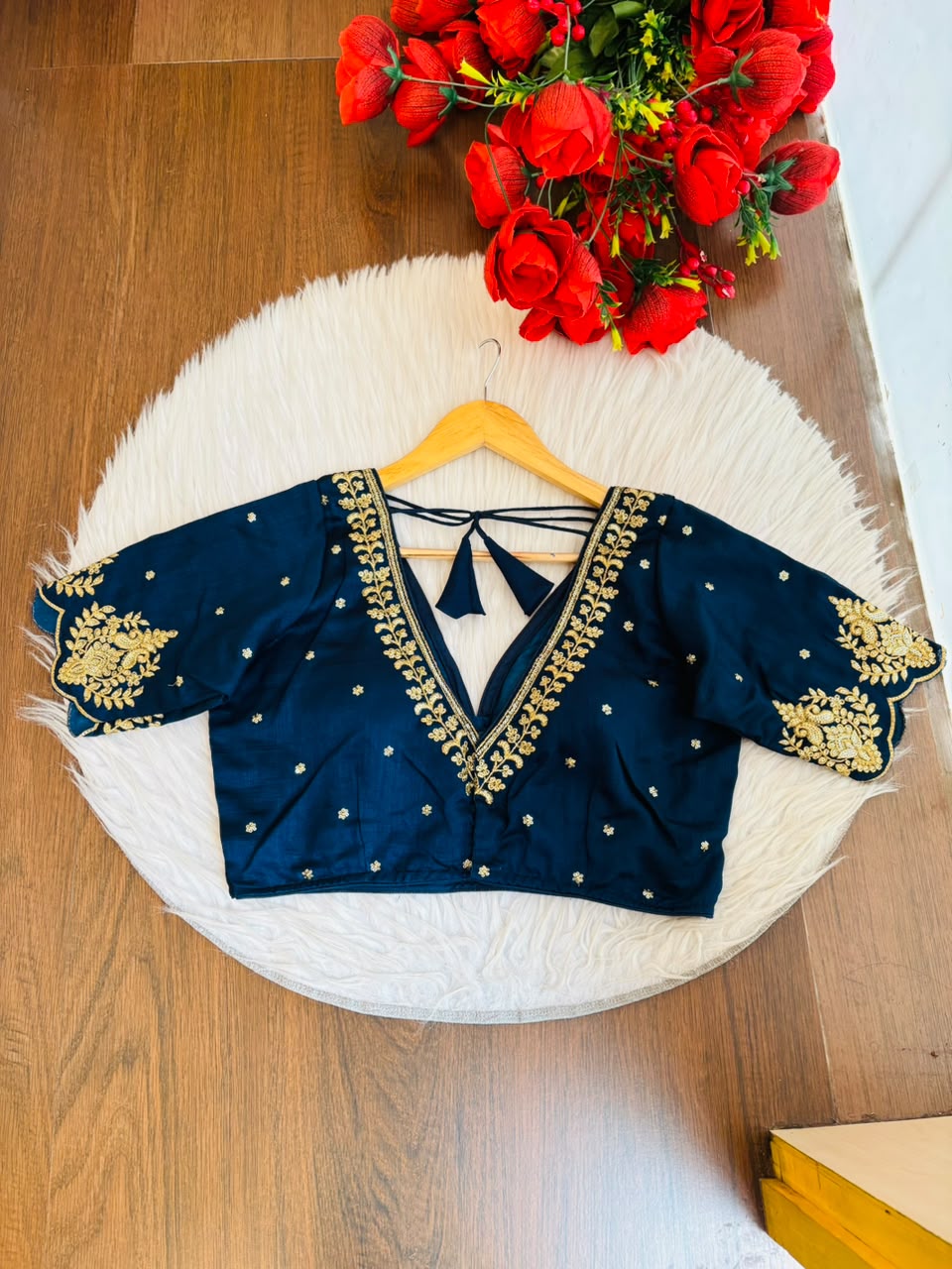 The Empress Glow V-Neck Blouse