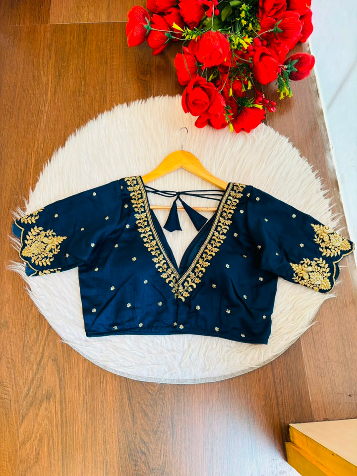 The Empress Glow V-Neck Blouse