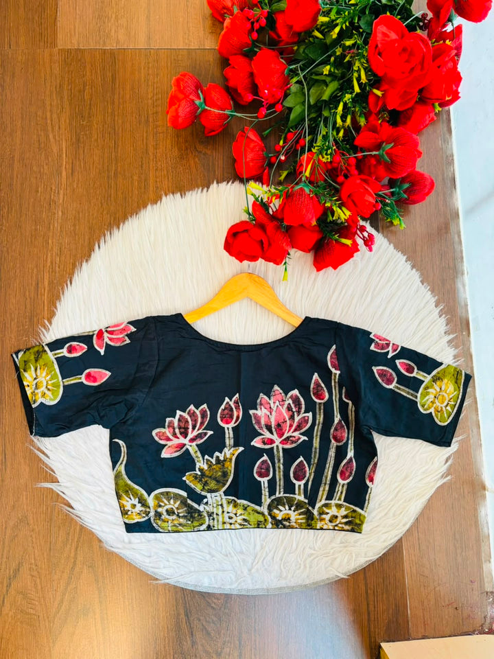 Lotus Batik -Designer Blouse