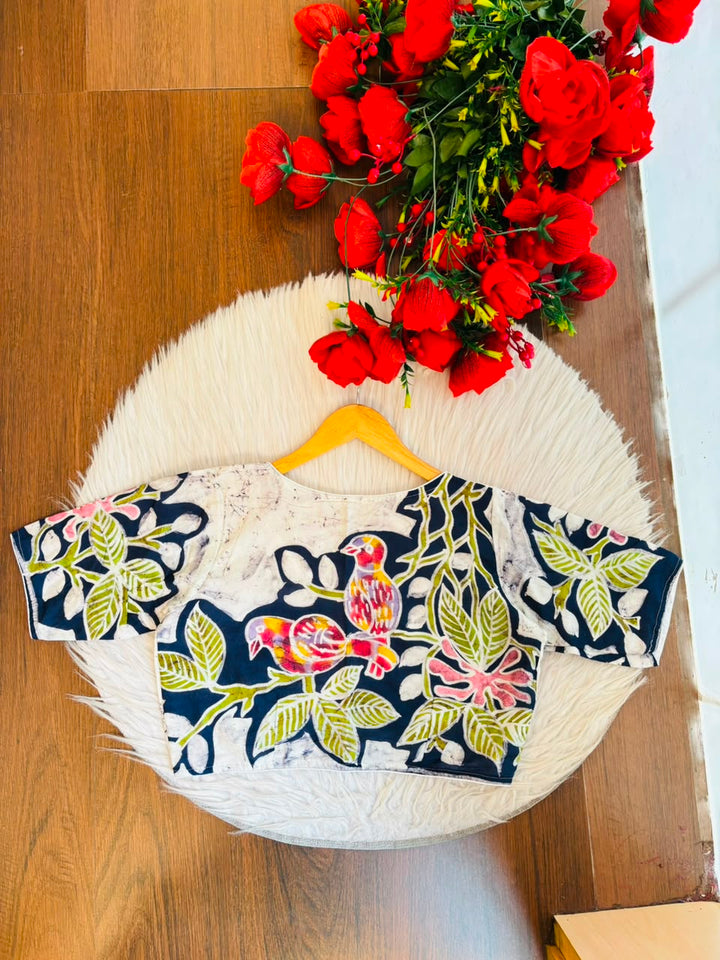 Bird Batik -Designer Blouse
