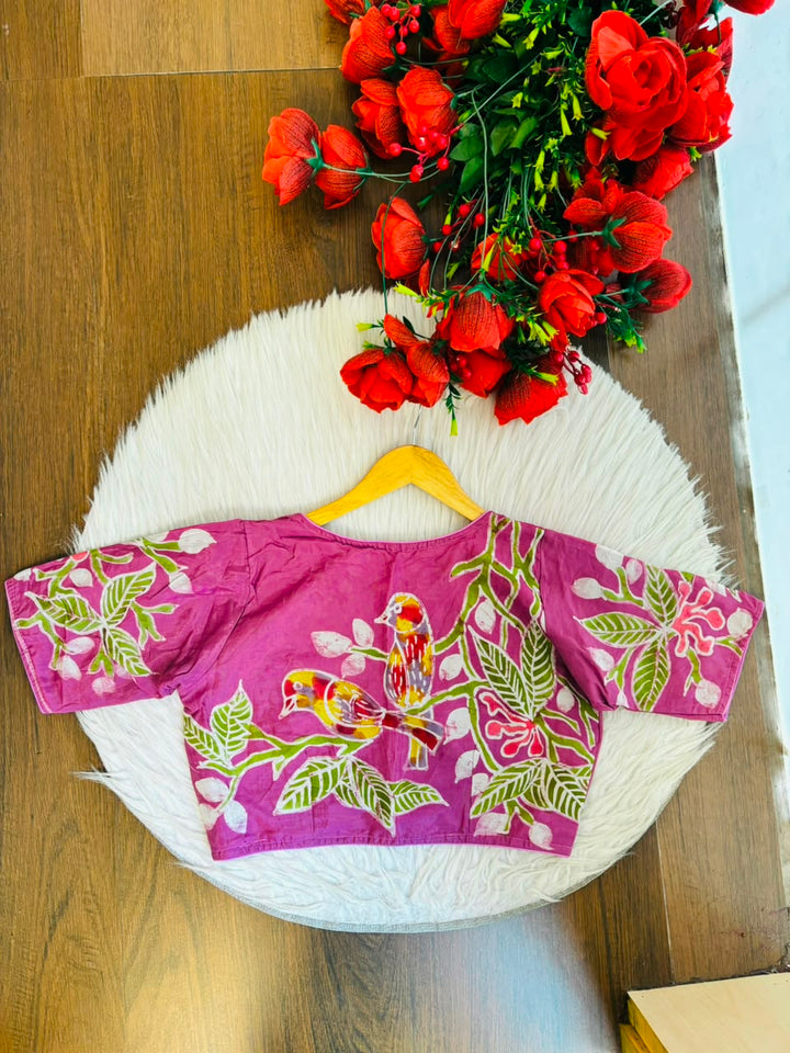 Bird Batik -Designer Blouse