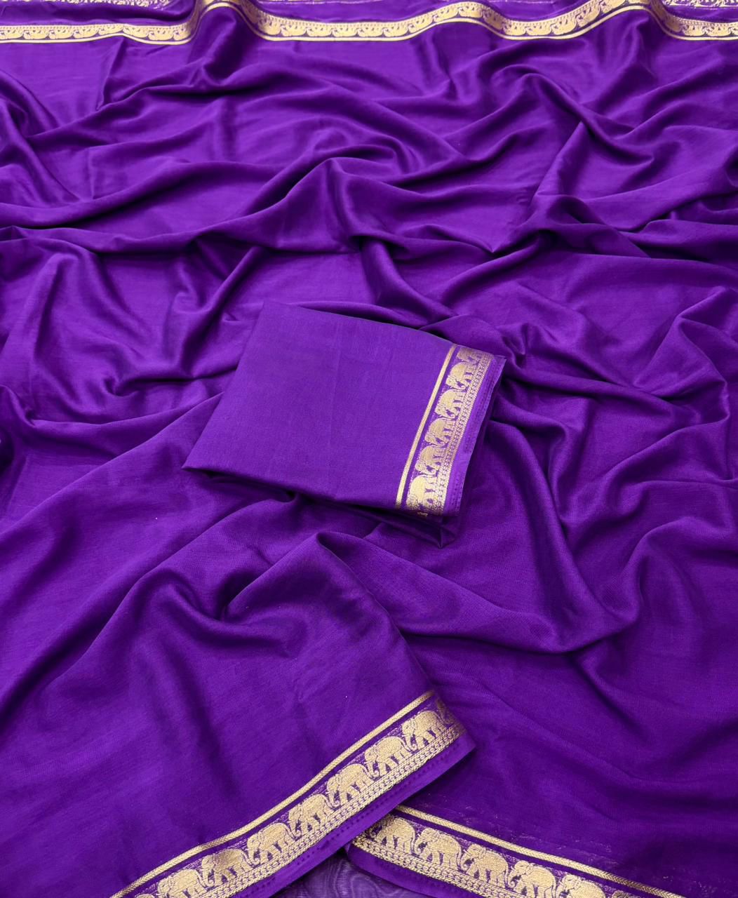 Kunjara in Style Crepe Silk Saree