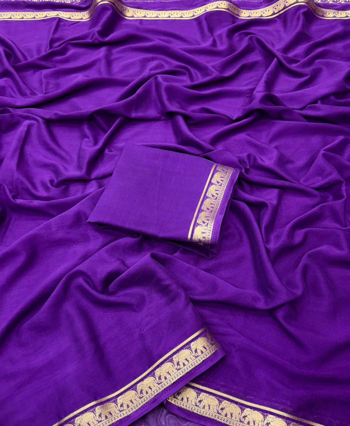 Kunjara in Style Crepe Silk Saree