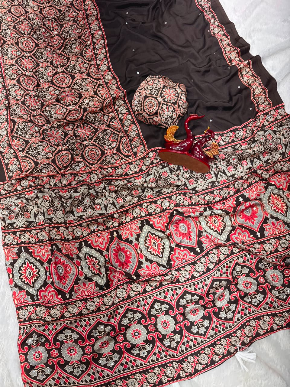 Styled in Tradition Crepe Silk Saree