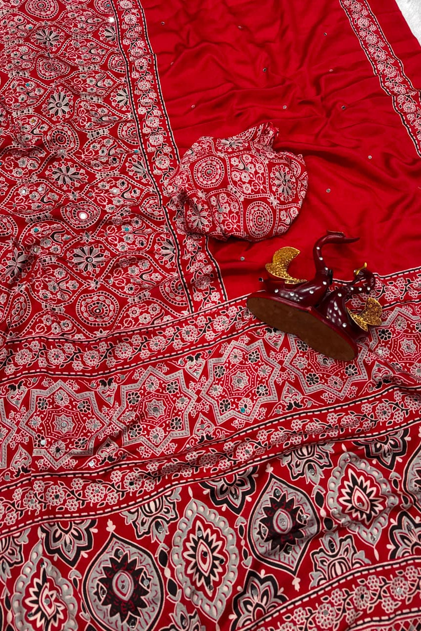 Styled in Tradition Crepe Silk Saree