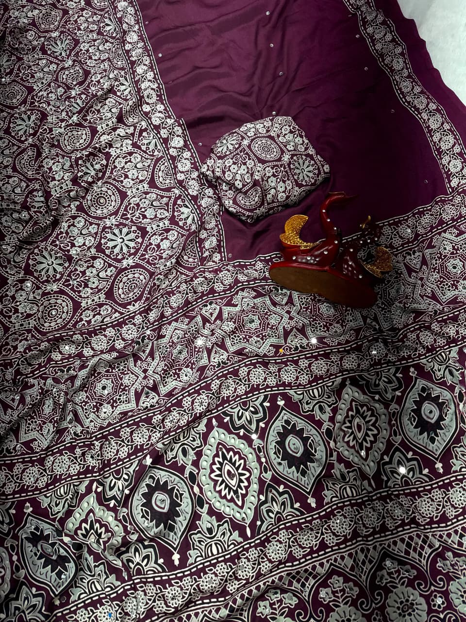Styled in Tradition Crepe Silk Saree