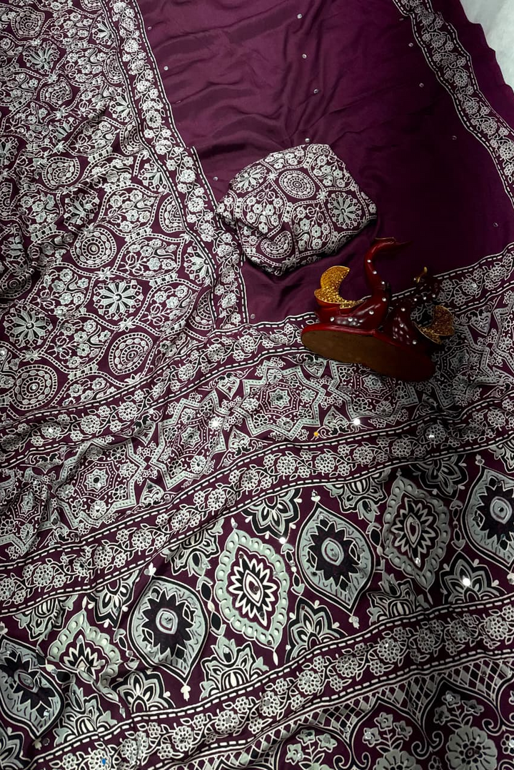 Styled in Tradition Crepe Silk Saree