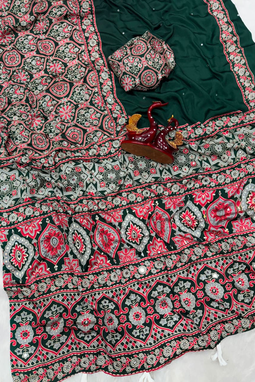 Styled in Tradition Crepe Silk Saree