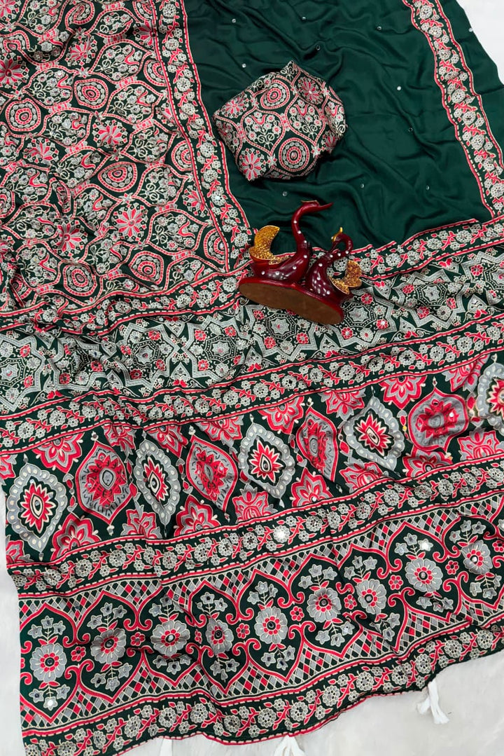Styled in Tradition Crepe Silk Saree